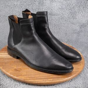 Cole Haan Grand Os Black Leather Chelsea Ankle Boots C20707 Men's Size 11.5 M